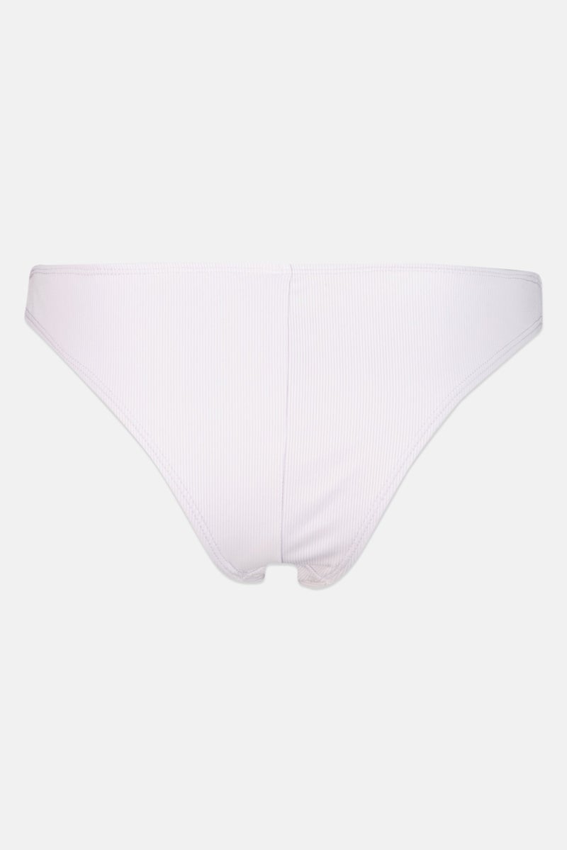 Lefties Women Ribbed Bikini Bottom, Lilac - Image 3