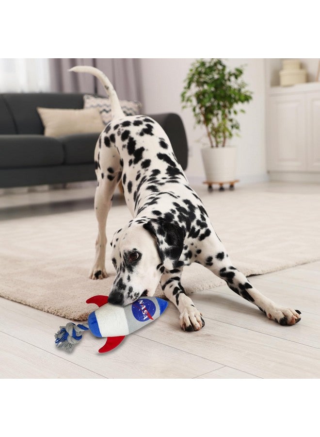Pets First NASA Rocket Rope Dog Toy, Rocketship Toy for Dogs and Cats with NASA Logo and Design, Dog Rope Toy - Image 2
