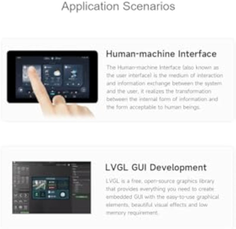 لوحة تطوير بشاشة لمس سعوية 7 بوصة Waveshare ESP32-S3، دقة 800×480، شاشة LCD RGB 7 بوصة 65 ألف لون، لمس 5 نقاط، تدعم واي فاي وبلوتوث - Image 3