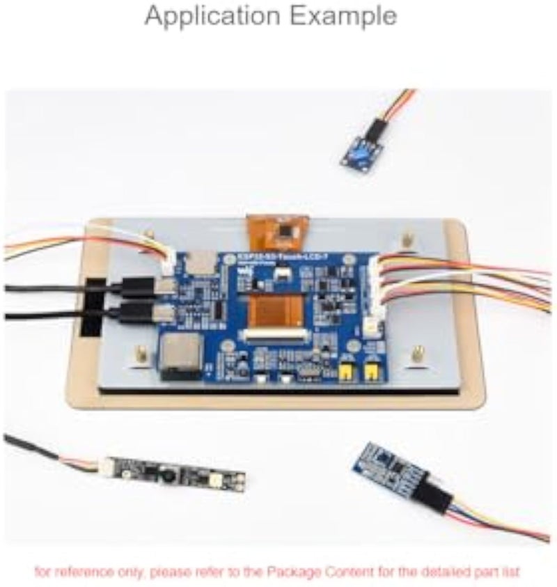 لوحة تطوير بشاشة لمس سعوية 7 بوصة Waveshare ESP32-S3، دقة 800×480، شاشة LCD RGB 7 بوصة 65 ألف لون، لمس 5 نقاط، تدعم واي فاي وبلوتوث - Image 5