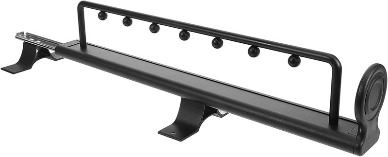 Adjustable Closet Hanging Rod Pull-out Clothes Hanger Rack 400mm Telescopic Wardrobe Rod for Pants and Clothing Storage Home Closet Extension - Image 1