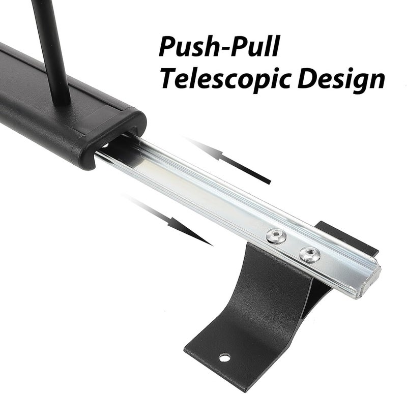 Adjustable Closet Hanging Rod Pull-out Clothes Hanger Rack 400mm Telescopic Wardrobe Rod for Pants and Clothing Storage Home Closet Extension - Image 3