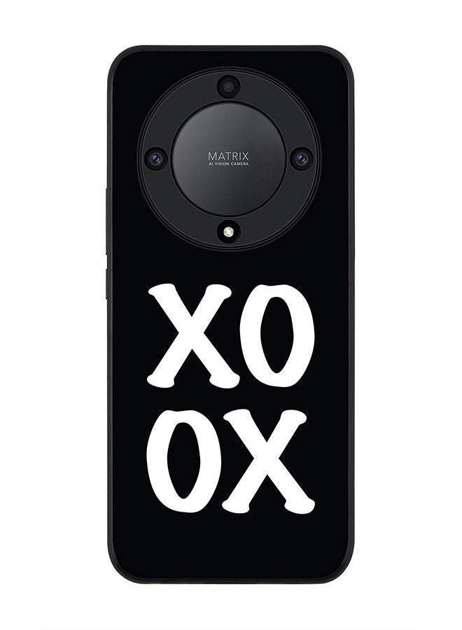 Stylizedd Rugged Black edge case for Honor X9a 5G Slim fit Soft Case Flexible Rubber Edges Anti Drop TPU Gel Thin Cover -  XOXO - Image 1