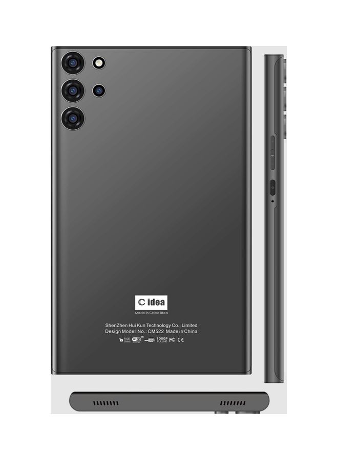 سي آيديا CM522 جهاز لوحي ذكي 7" 5G أندرويد مع 4GB RAM ومعالج رباعي النواة 64GB شريحة SIM واحدة دعم واي فاي دعم زوم فتح الوجه جهاز لوحي (أسود) - Image 3