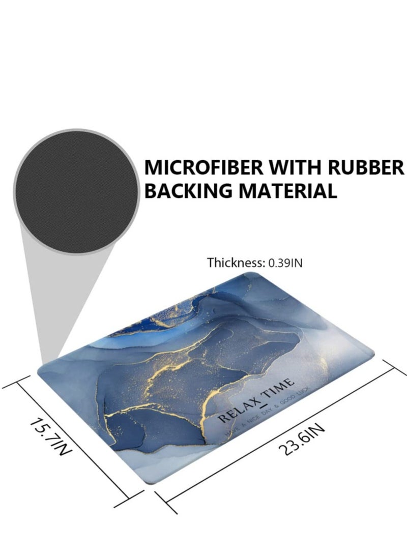 عربست سجادة سجادة حمام، سجادة حمام مبتكرة، سجادة حمام فائقة الامتصاص وسريعة الجفاف مدعمة بالمطاط ومقاومة للأوساخ، سجادة حمام غير قابلة للانزلاق، سجادة أرضية مريحة للحمام - Image 2