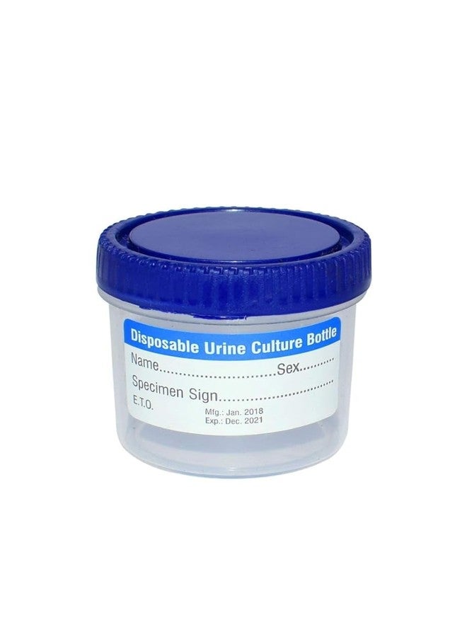Urmit surgical Urine Sample Collector Specimen Plastic Container Sterile 50ml (10) - Image 1