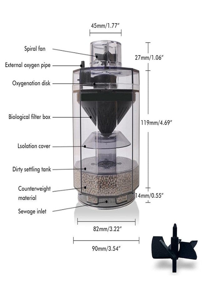 زيروديس جهاز شفط فضلات الأسماك من زيروديس، جامع فضلات الأسماك، فلتر نفايات الأسماك الأوتوماتيكي، أداة تنظيف فضلات الأسماك، ملحقات لتغيير الماء في الحصى (لون الصورة) - Image 2