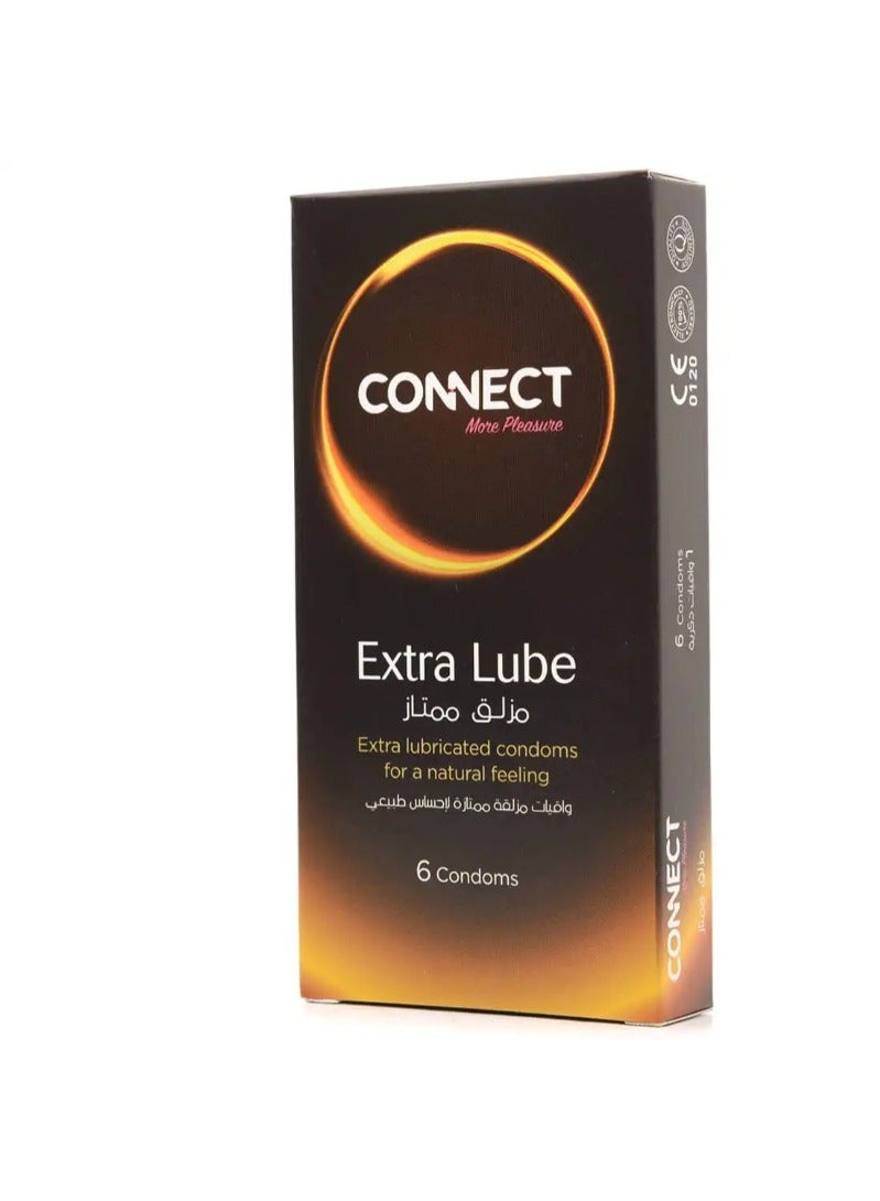 Mattel Games Connect Extra Lube Condoms 6 pcs