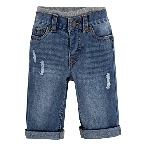 Levi's Baby Boys' Little Straight Fit Jeans, Vintage Sky, 3M - Image 5