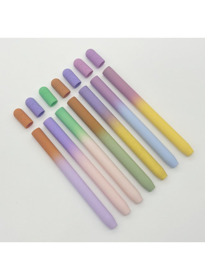 Generic - Apple Applepencil2 Generation Pen Case IPad Touch Pen Case Contrast Color Pen Case Anti-slip Silicone Protective Case-Color: Single Pearlescent Bag Packaging-Applicable Models:Applepencil 1/2 Generation - Image 1