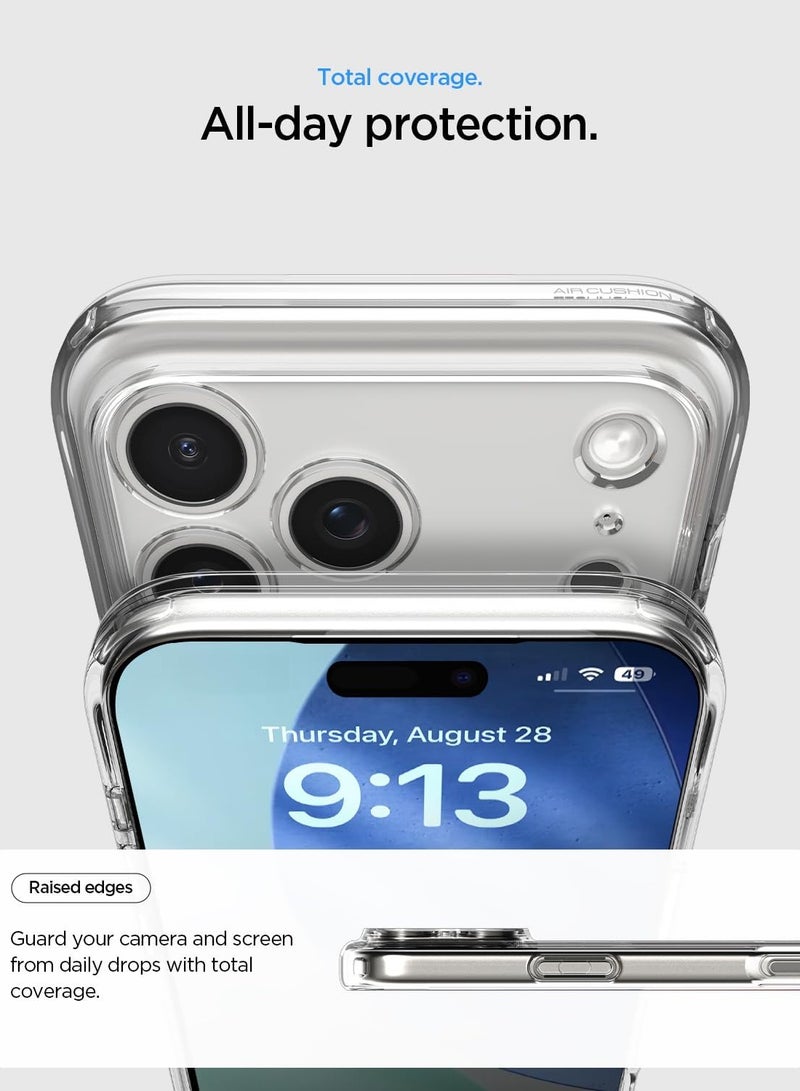 Spigen غطاء حماية فائق الهجين لجهاز آيفون 17 برو ماكس (2025) - شفاف كريستالي - Image 5