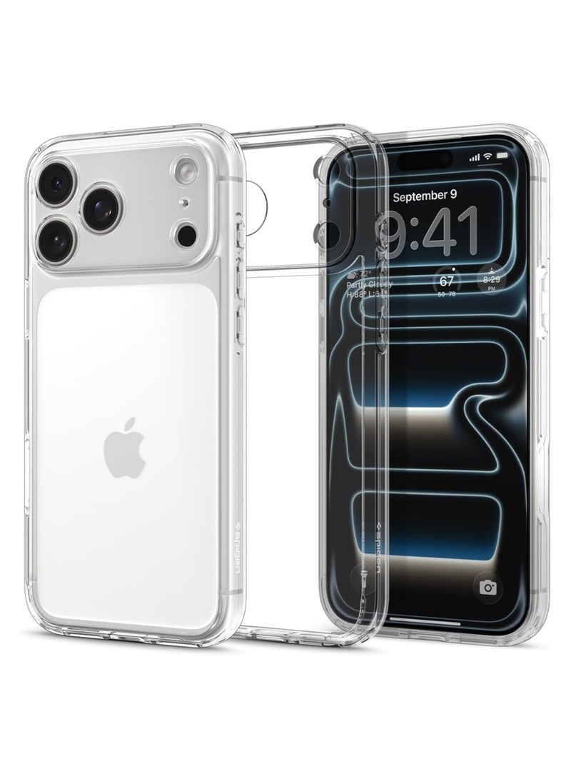 Spigen غطاء حماية فائق الهجين لجهاز آيفون 17 برو ماكس (2025) - شفاف كريستالي - Image 1