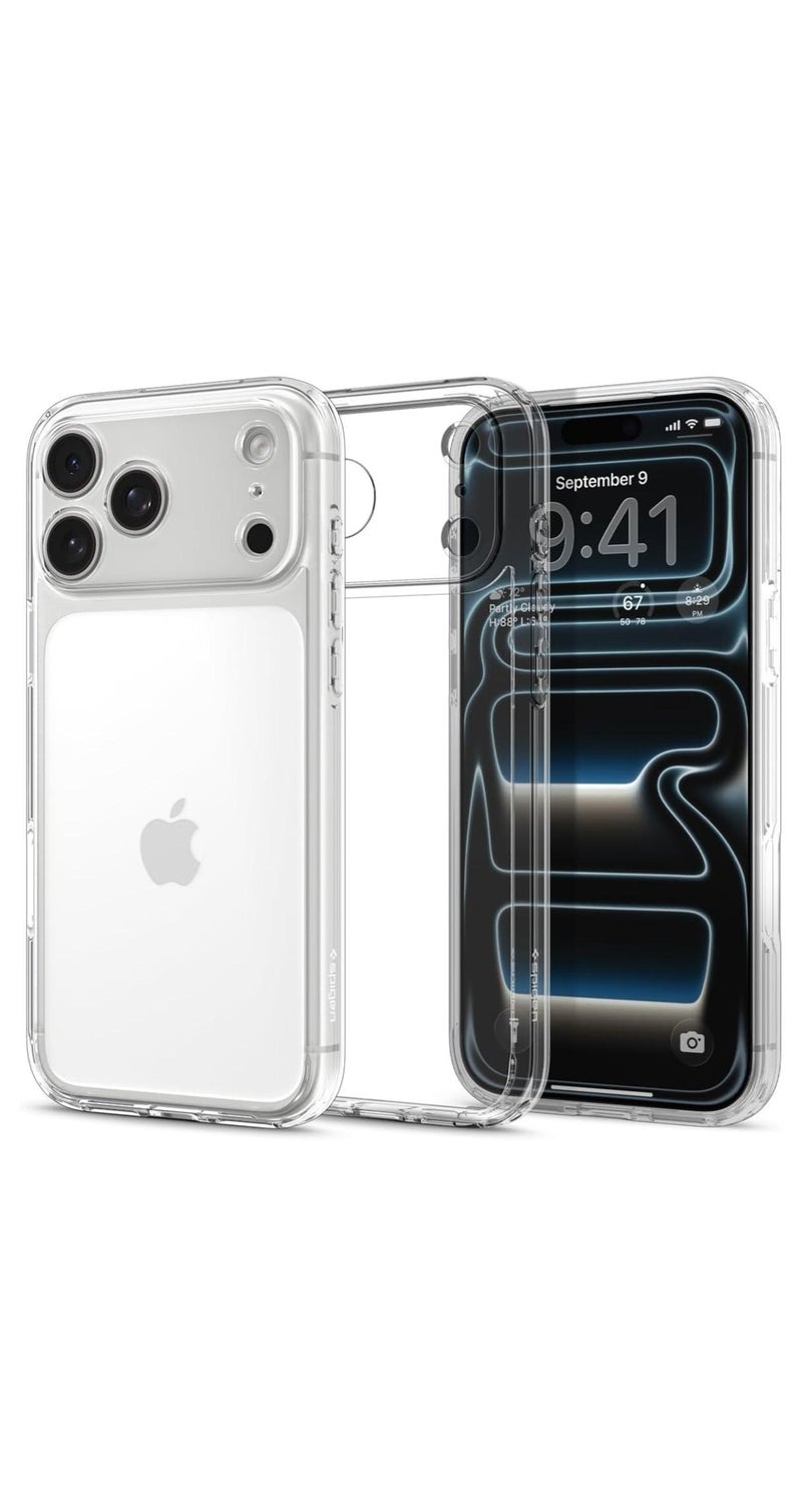 Spigen Ultra Hybrid iPhone 17 Pro Max Case Cover (2025) - Crystal Clear - Image 1