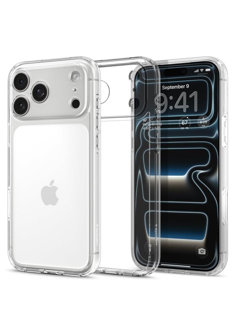 Spigen غطاء حماية فائق الهجين لجهاز آيفون 17 برو ماكس (2025) - شفاف كريستالي - Image 1