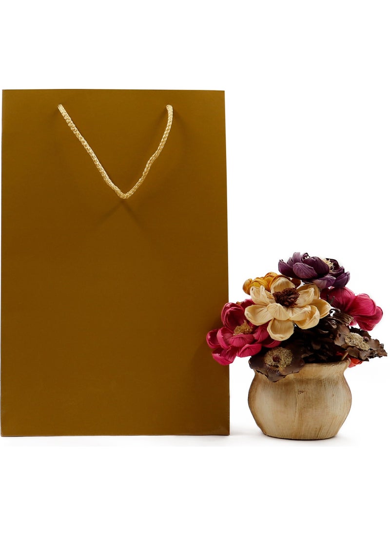 Repro Design Gold Premium Cardboard Bag 25 x 38 x 8 cm 2 Gift Bags  - Image 2