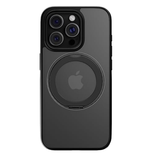 DailyObjects Polycarbonate Case for iPhone 13 Pro Compatible with Mag-Safe Wireless Charging,Halo 2.0 with Rotatable Stand Slim Shockproof Back Cover - Image 1