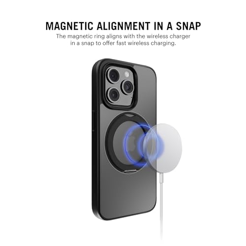 DailyObjects Polycarbonate Case for iPhone 13 Pro Compatible with Mag-Safe Wireless Charging,Halo 2.0 with Rotatable Stand Slim Shockproof Back Cover - Image 5