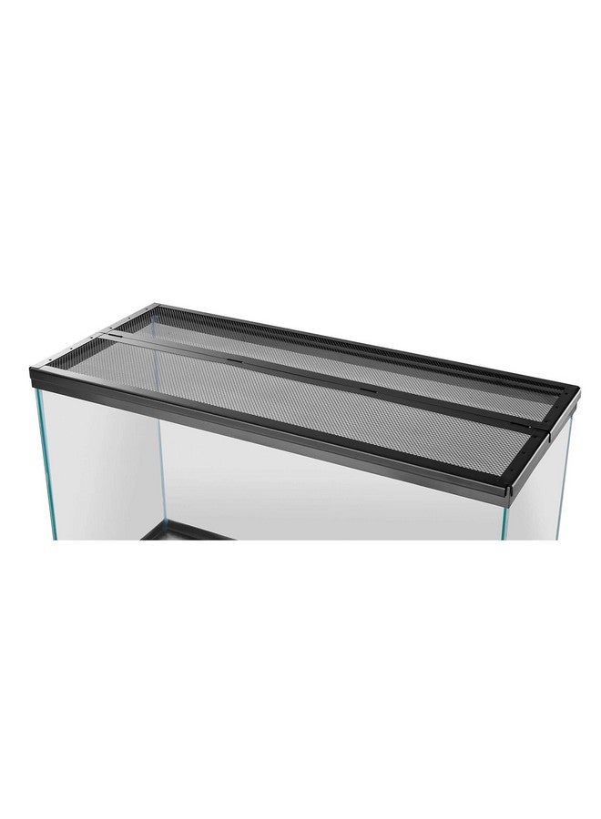 Zilla Pet Reptile Terrarium Fresh Air Screen Cover With Center Hinge 30" X 12" - Image 3