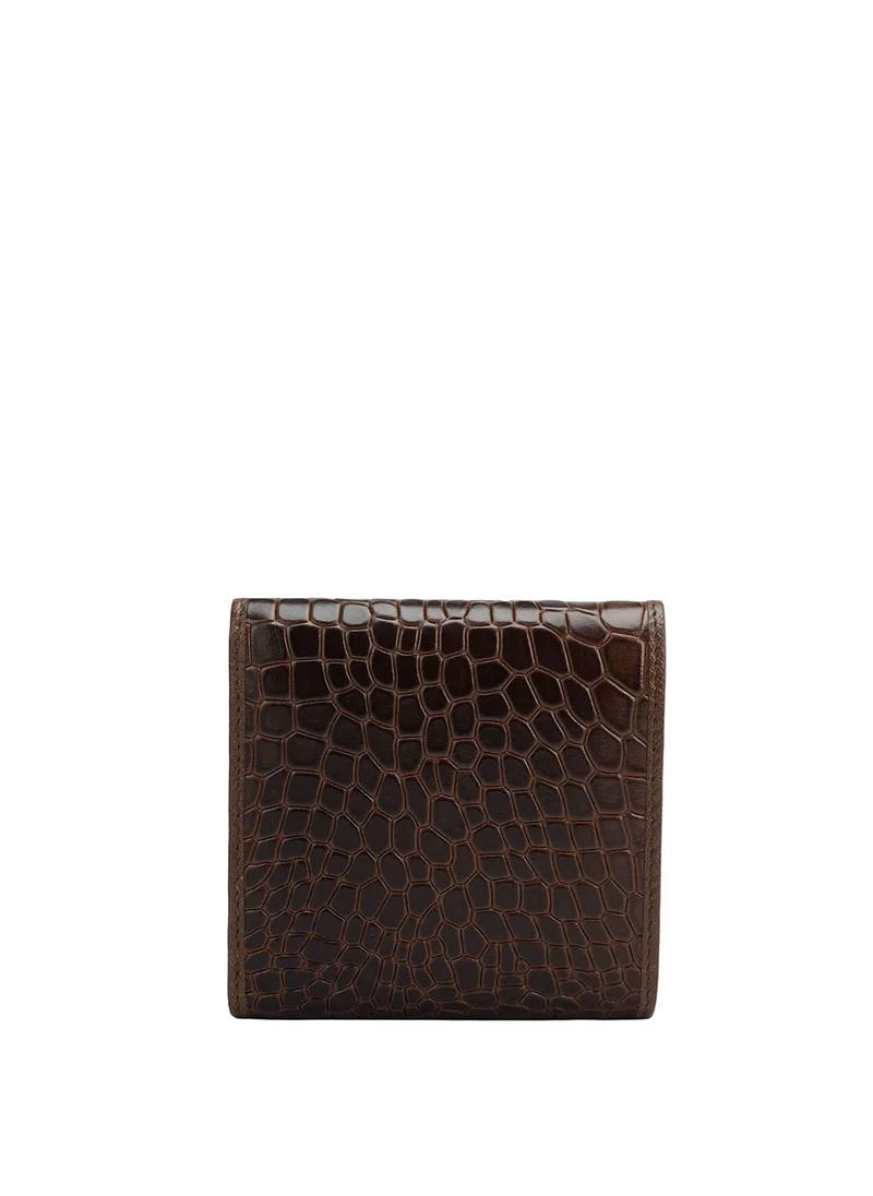 Da Milano  Da Milano Genuine Leather Brown Ladies Wallet for Women | Best Price UAE