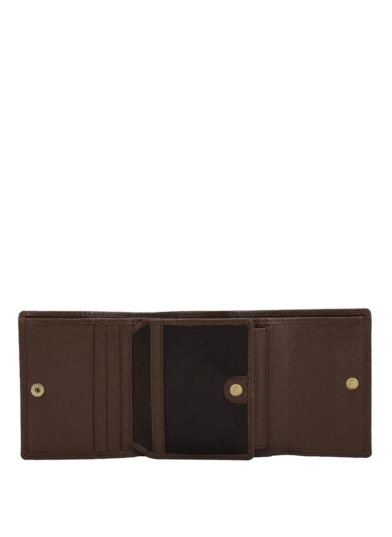 Da Milano  Da Milano Genuine Leather Brown Ladies Wallet for Women | Best Price UAE
