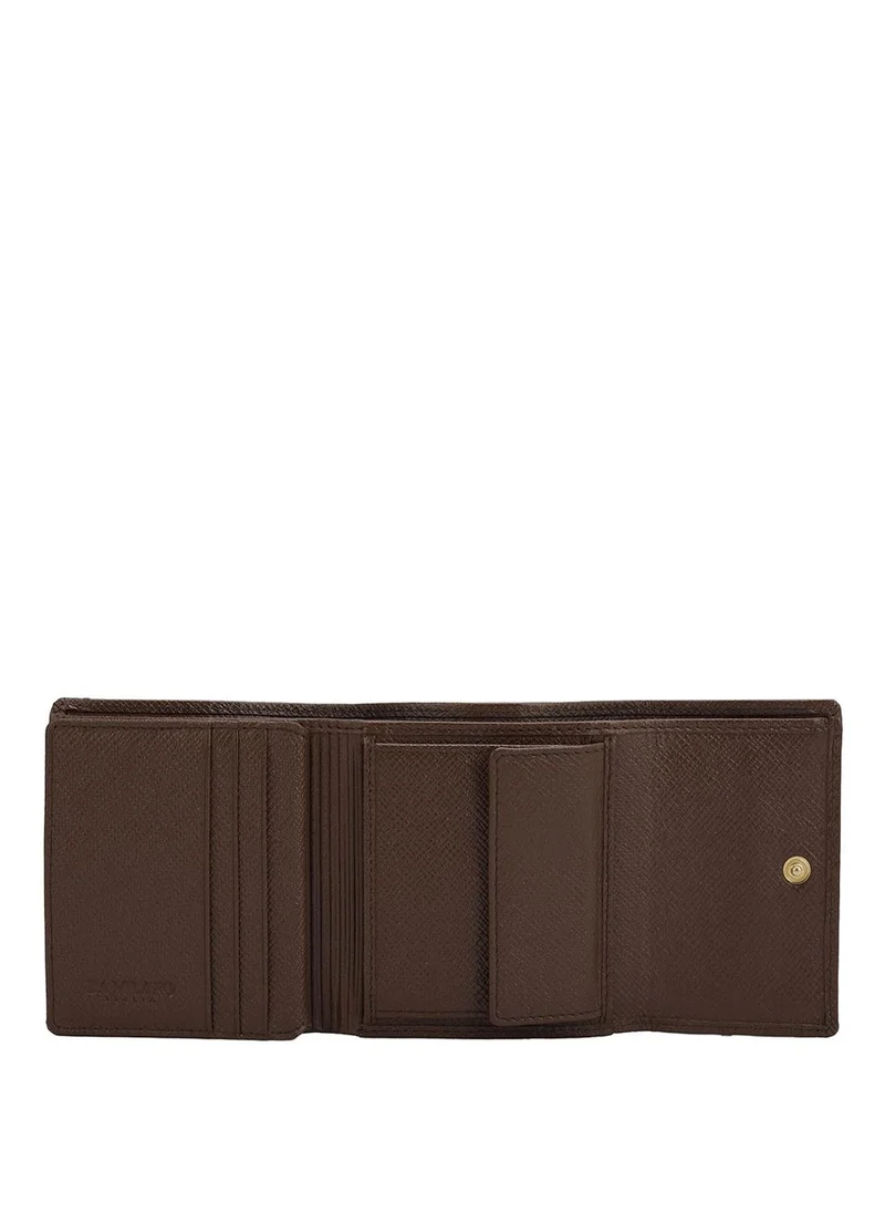 Da Milano  Da Milano Genuine Leather Brown Ladies Wallet for Women | Best Price UAE