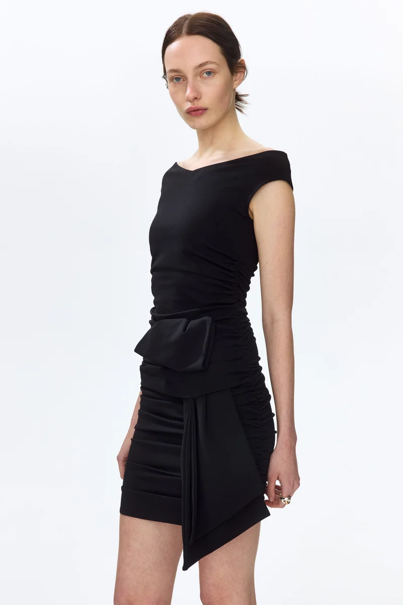 H&M  Draped off-the-shoulder dress for Women | Best Price UAE