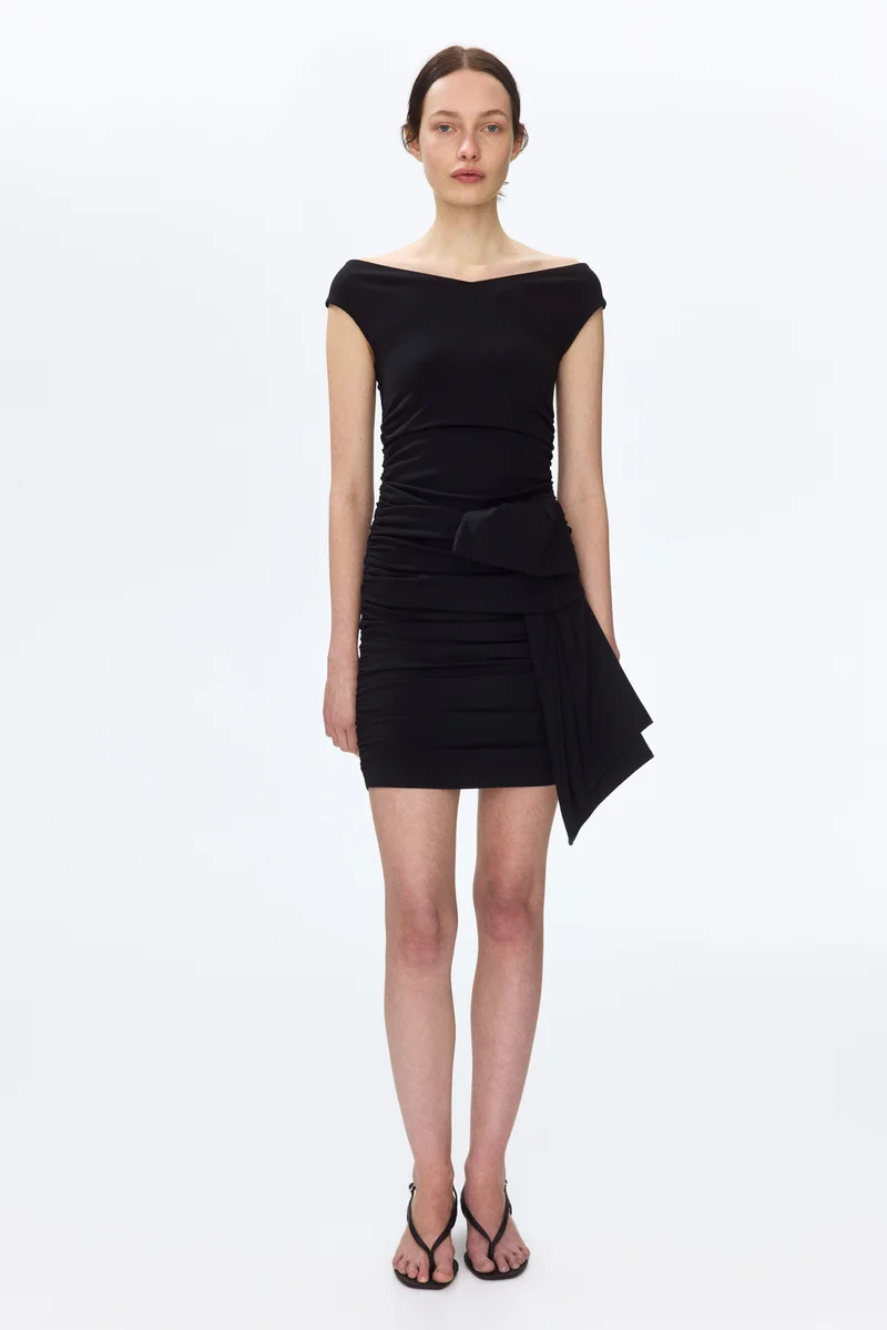 H&M  Draped off-the-shoulder dress for Women | Best Price UAE