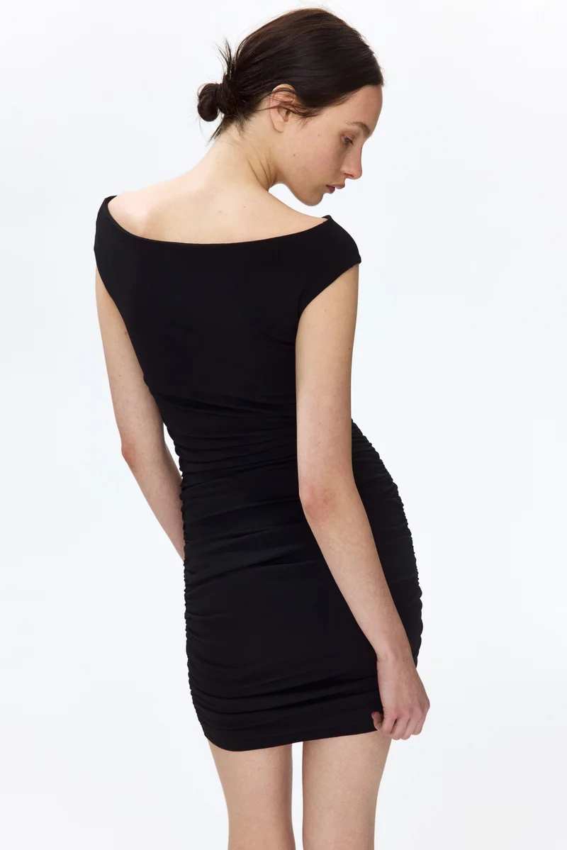 H&M  Draped off-the-shoulder dress for Women | Best Price UAE