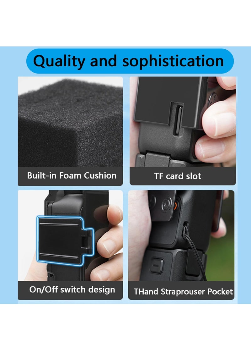 SYOSI Protective Case for DJI Osmo Pocket 3 Gimbal Camera, Protect Lens and Screen, Quick Release Feature, Essential Accessories for Osmo Pocket 3 - Image 5