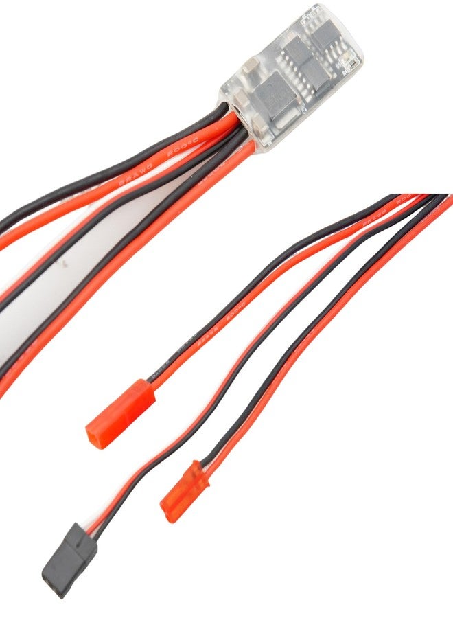 وحدة تحكم سرعة المحرك yuenhoang 1S-3S Micro Brushed ESC 10A ثنائية الاتجاه بدون فرامل 5V 1A BEC لمركبات التحكم عن بعد والطائرات النموذجية (اتجاهين بدون فرامل (قطعتان)) - Image 2