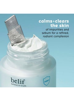 belif Super Knights Purifying Clay Mask With Hyaluronic Acid And Glycerin Hydrating Pore Cleansing  - Image 4