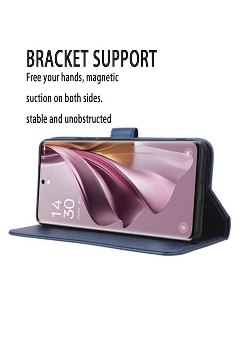 X-level OPPO Reno 10/10 Pro 5G Phone Case Cover With Full Body Camera Len Protector PU Leather Wallet Card Holder Shockproof Protective Back Cover With Release Hand Phone Holder Daily Video Kickstand  - Image 2