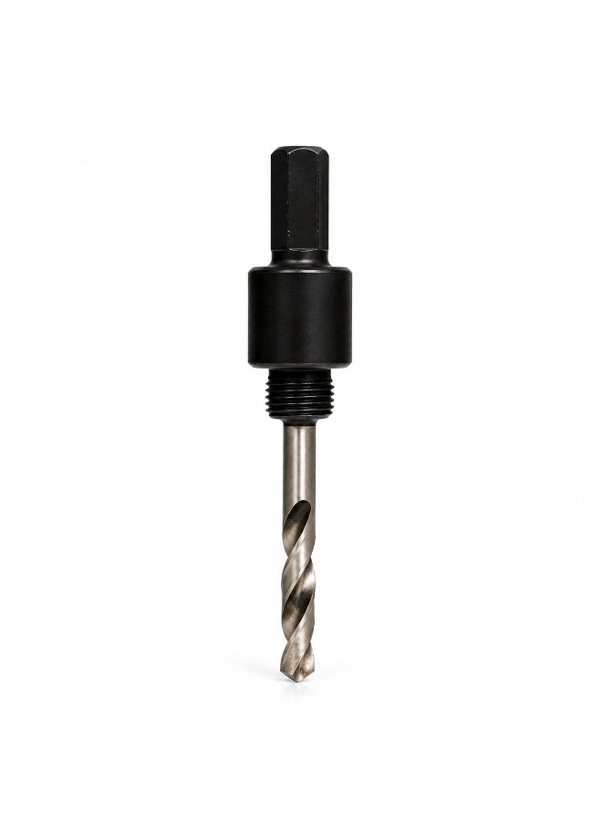 WULF Holesaw Arbor with Hex Shank & Pilot Drill Bit, Heavy Duty Hole Saw Mandrel Adapter for Wood, Metal, Plastic & Professional Drilling Applications - Image 2