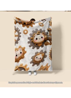 General Baby and children's cartoon flannel thin blanket (warm and comfortable, suitable for sleep, games) 70cm*100cm - 619  - Image 2