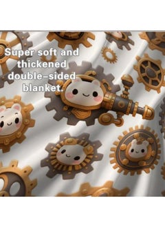 General Baby and children's cartoon flannel thin blanket (warm and comfortable, suitable for sleep, games) 70cm*100cm - 619  - Image 5