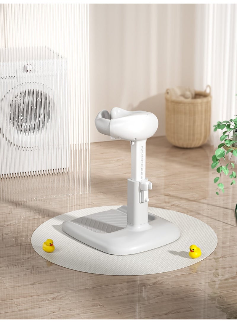 Adjustable Height Foldable Baby Bath Stand with Non-Slip Base – Bathing Support for Home & Daycare - Image 1