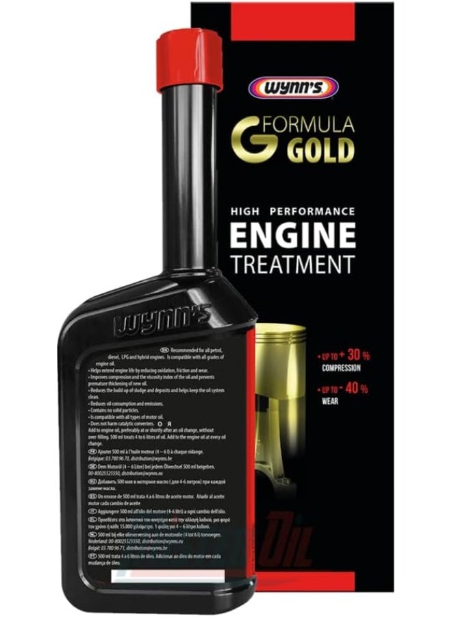 وينز معالج محرك Wynn's W77101 Gold (تركيبة ذهبية) 500 مل - Image 2