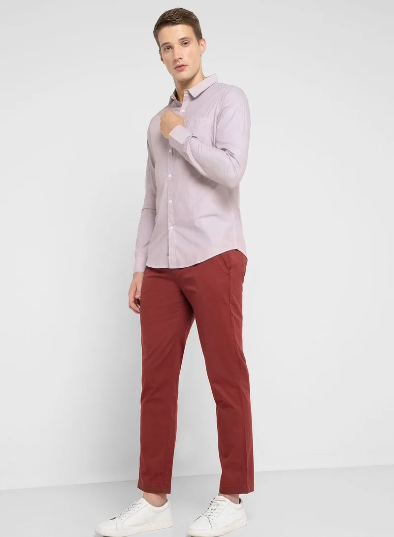 Thomas Scott Classic Slim Fit Pure Cotton Casual Shirt