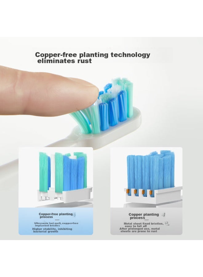 JD.com Jd Jingzao Electric Toothbrush Heads, Standard Cleaning Model, 3-pack, Compatible With Jd Jingzao Sonic Electric Toothbrush Jz5s - Image 2