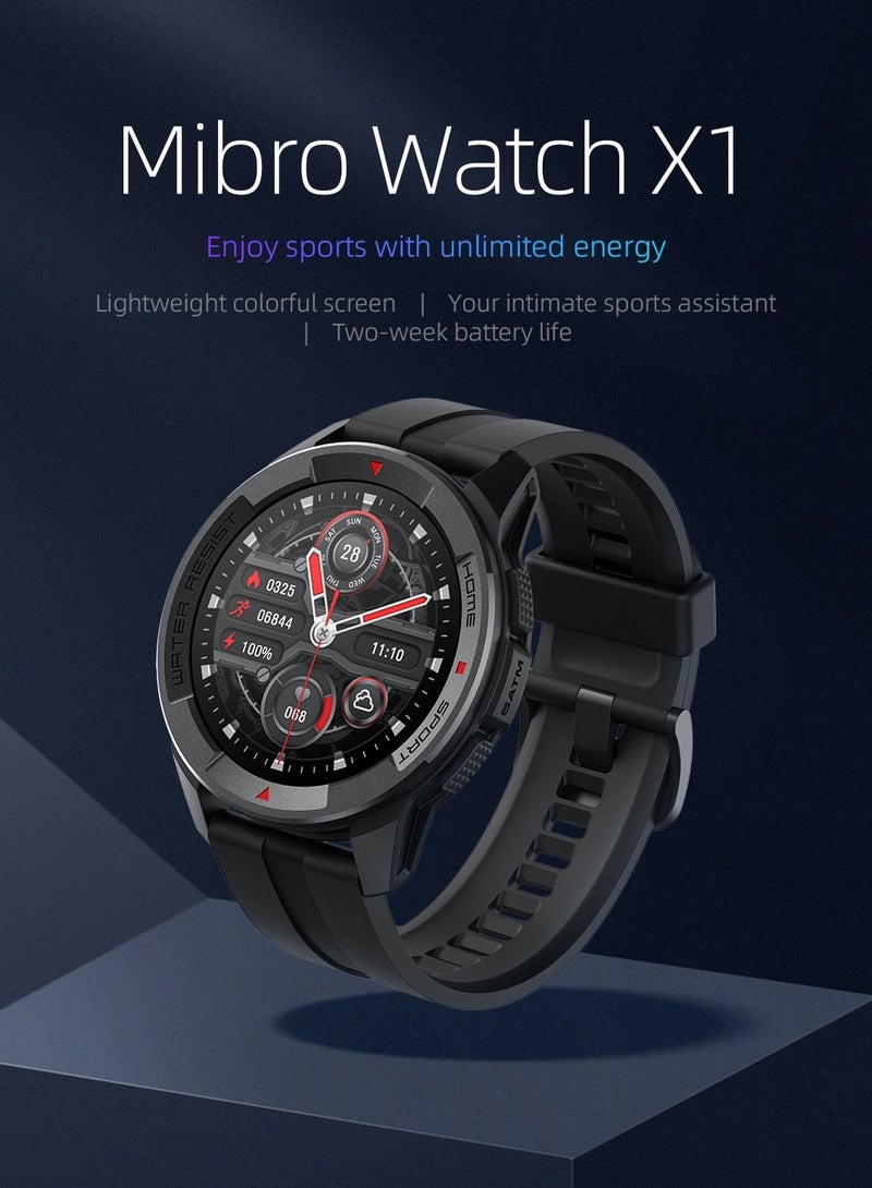 Mibro Health Monitoring Waterproof Smartwatch 1.3inch Amoled HD Call Black - Image 3