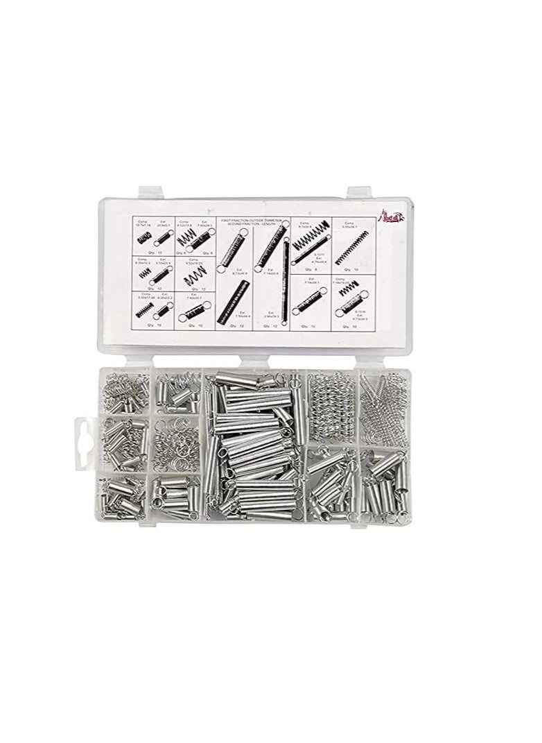 ABBASALI Spring Assortment Set Zinc Plated Steel Compression 