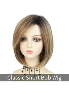 Short Ombre Blonde Bob Wigs For Women 12 Inch Cute Straight Bob Wigs For Girls Mixed Blonde Highlight Synthetic Wig Pixie Cut Hair Replacement Wigs - pzsku/Z3D9D6E3BD36E469F7DD1Z/45/_/1734182962/2efc20f1-460c-41da-9d70-7aee13cf7010