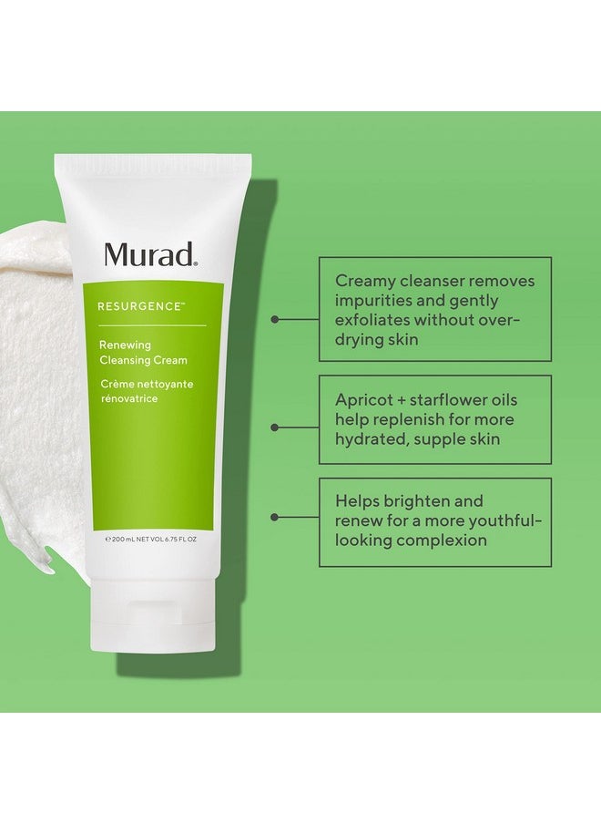 Murad Murad Renewing Cleansing Cream - Anti-Aging, Cleansing Cream Face Wash - Lactic Acid and Antioxidant Vitamin-E Face Cleanser for Tightening, 5 Fl Oz  - Image 2