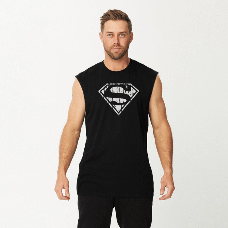 Men's Fitness Vest summer mesh breathable sleeveless T-shirt muscle bodybuilding training exercise iron running undershirt - Image 4