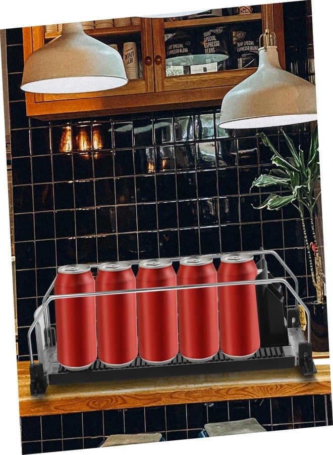 سولوستر دافع مشروبات بلاستيكي من سولستر، سهل التركيب، يُثبّت على رف الثلاجة، يُعيد تعبئة المشروبات لعرض منظم في المنازل والمتاجر الصغيرة. - Image 2