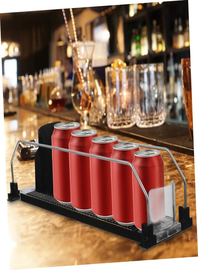 سولوستر دافع مشروبات بلاستيكي من سولستر، سهل التركيب، يُثبّت على رف الثلاجة، يُعيد تعبئة المشروبات لعرض منظم في المنازل والمتاجر الصغيرة. - Image 5