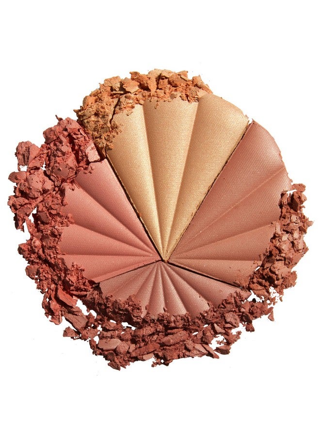 MILANI Color Harmony Blush Palette Bronze Burst (0.3 Ounce) Vegan Cruelty Free Powder Blush Compact Shape Contour & Highlight Face With 4 Matte Shades - Image 4