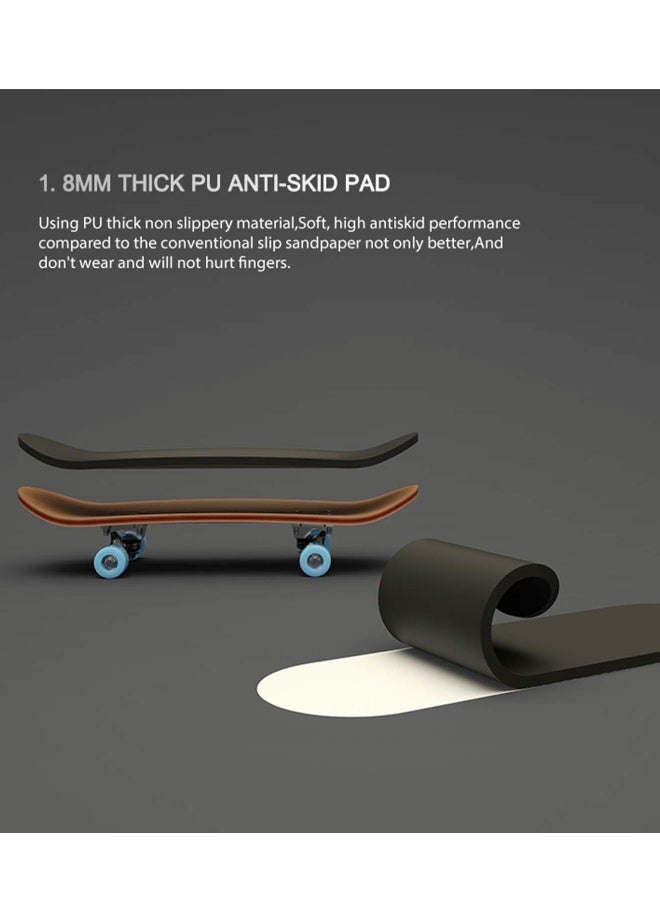 Mini Finger Skateboard Deck with Pro Tools and Bearings for Smooth Tricks - Image 4