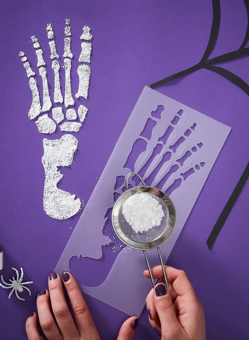 Ginger Ray Skeleton Foot Stencils
