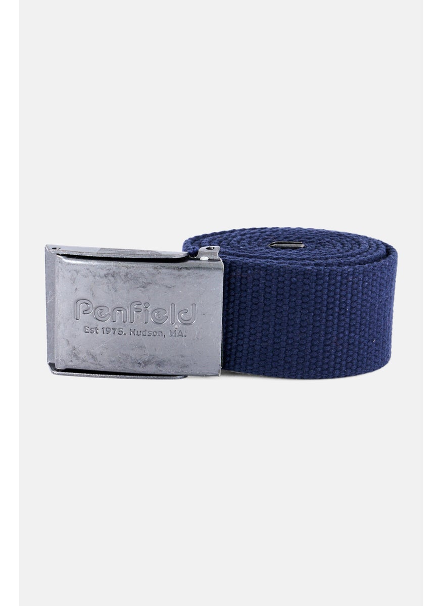 Penfield Men Webbing Textured Belt, Navy  - Image 1